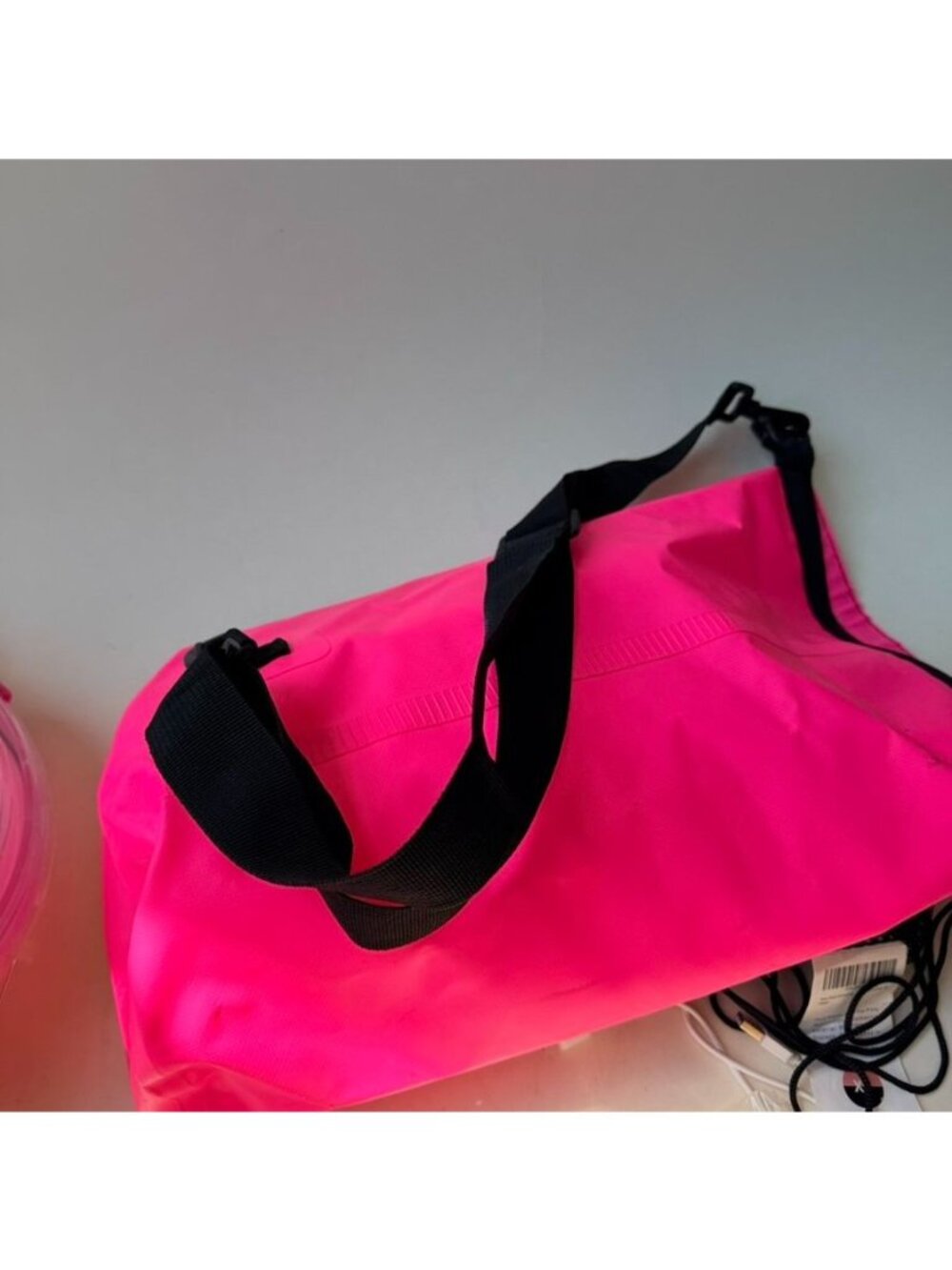 Ninja Shark Electra Full Face Snorkel Mask Pink Dry Bag Accessories - Picture 12 of 14